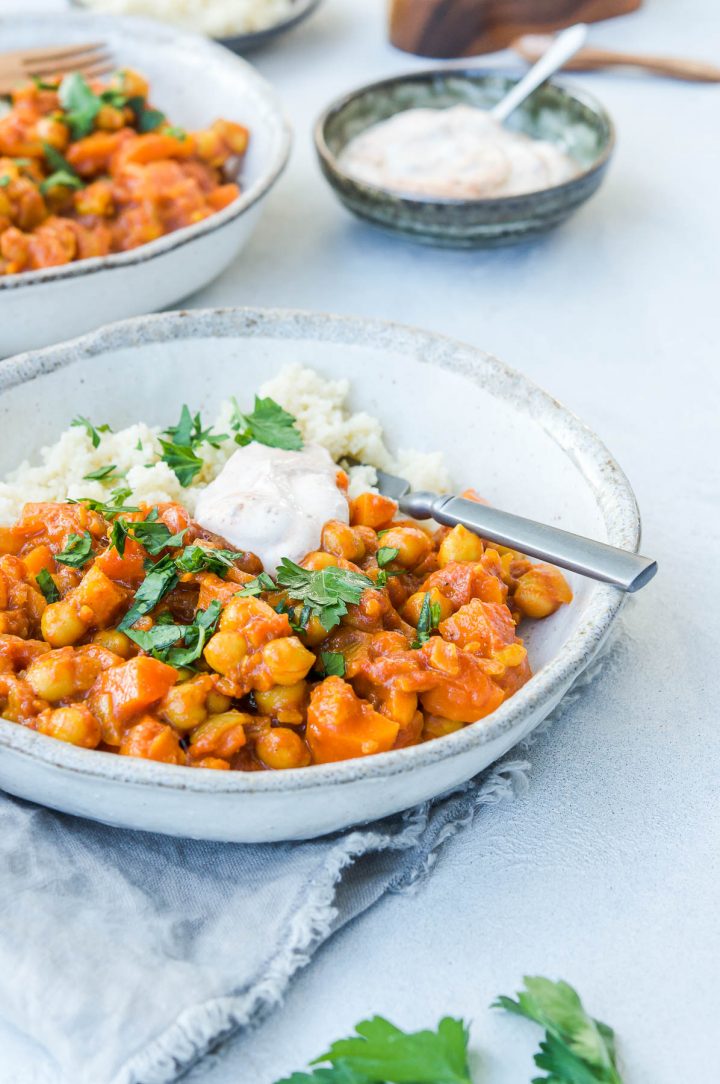 authentic moroccan chickpea tagine